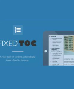 Fixed TOC【独立站文章页面内容目录生成插件】