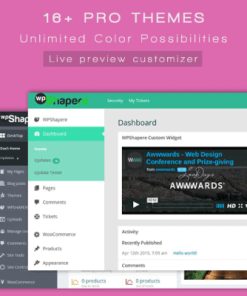 WordPress Admin Theme – WPShapere【独立站后台管理控制台插件】