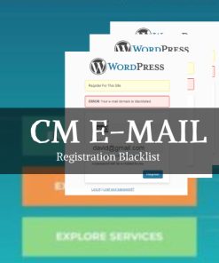 CM E-Mail Registration Blacklist Pro【WP邮箱地址注册用户管理插件】