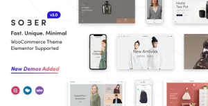 Sober v3.5.8 - WooCommerce WordPress Theme【时尚家居品类独立站主题】