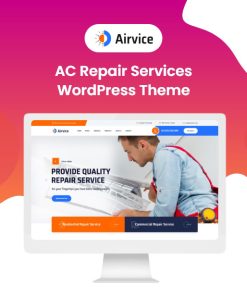 Airvice – AC Repair Services WordPress Theme【维修工具五金类独立站主题模板】