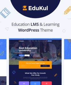 Edukul | Online Courses WordPress Theme【学校培训课程教育独立站主题模板】