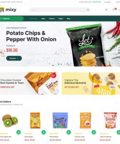 Mixy – Organic Food Store WordPress Theme【食品蔬菜健康独立站主题模板】