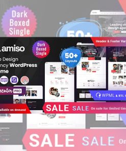 Amiso – Web Design Agency【网站网页设计公司机构独立站主题模板】