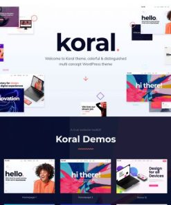 Koral – Multi-Concept WordPress Theme【多用途概念独立站主题模板】