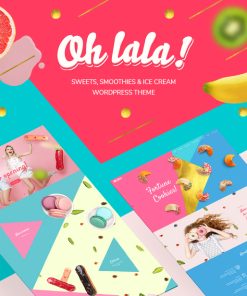 Ohlala – Cake Shop, Ice Cream & Juice Bar【奶茶店冰淇淋蛋糕店独立站主题模板】