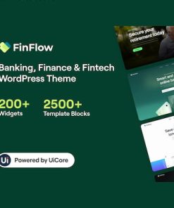 FinFlow – Banking, Finance & Fintech WordPress Theme【金融银行独立站主题模板】