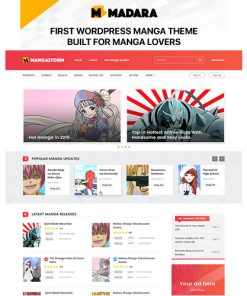 Madara – WordPress Theme for Manga【二次元漫画独立站主题模板】