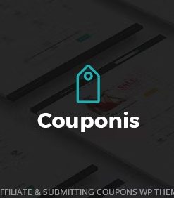 Couponis – Affiliate & Submitting Coupons WordPress Theme【优惠券联盟营销套利独立站主题模板】