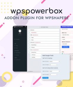 WPSPowerbox – Addon for WPShapere WordPress Admin Theme