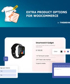 Extra Product Options for WooCommerce【独立站产品字段选项自定义编辑插件】