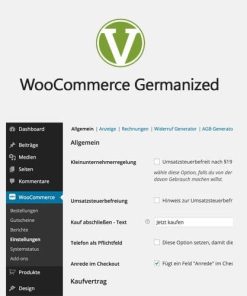 Germanized for WooCommerce Pro【德国市场独立站优化插件】