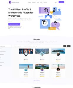 Ultimate Member Pro + Theme + All Addons Pack【会员管理插件主题组件套装合集】