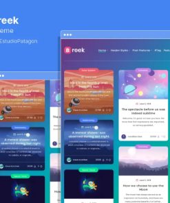 Breek – Minimal Masonry Themes for WordPress【配色多样的主题模板】