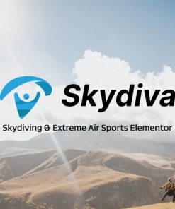 Skydiva – Skydiving & Extreme Air Sports Elementor Template Kit【极限运动空中跳伞主题插件套件】