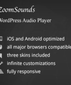 ZoomSounds – WordPress Wave Audio Player with Playlist【音频音乐声音播放器插件】