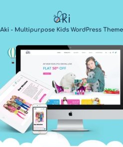 Aki – Multipurpose Kids WordPress【多用途儿童母婴类独立站主题模板】