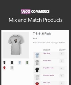 WooCommerce Mix and Match Products【组合包装套餐售卖插件】
