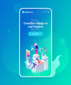 Agmycoo – Isometric Startup Creative Digital Agency WordPress Theme【创意数字代理公司设计主题模板】