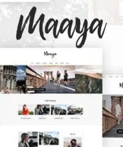Maaya – Travel Blog【旅游美食主题模板】