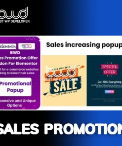 BWD Sales Promotion Offer Addon for Elementor【倒计时销售活动横幅插件】