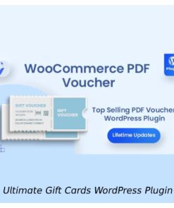 WooCommerce PDF Vouchers – Ultimate Gift Cards WordPress Plugin【PDF代金券礼品卡插件】