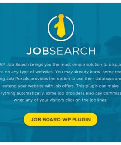 JobSearch – WP Job Board WordPress Plugin【招聘求职工作搜索网站插件】