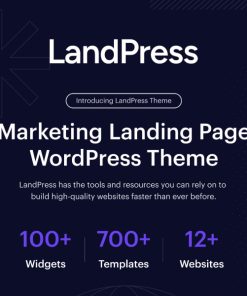 LandPress – Marketing Landing Page Elementor WordPress Theme【营销落地页主题模板】